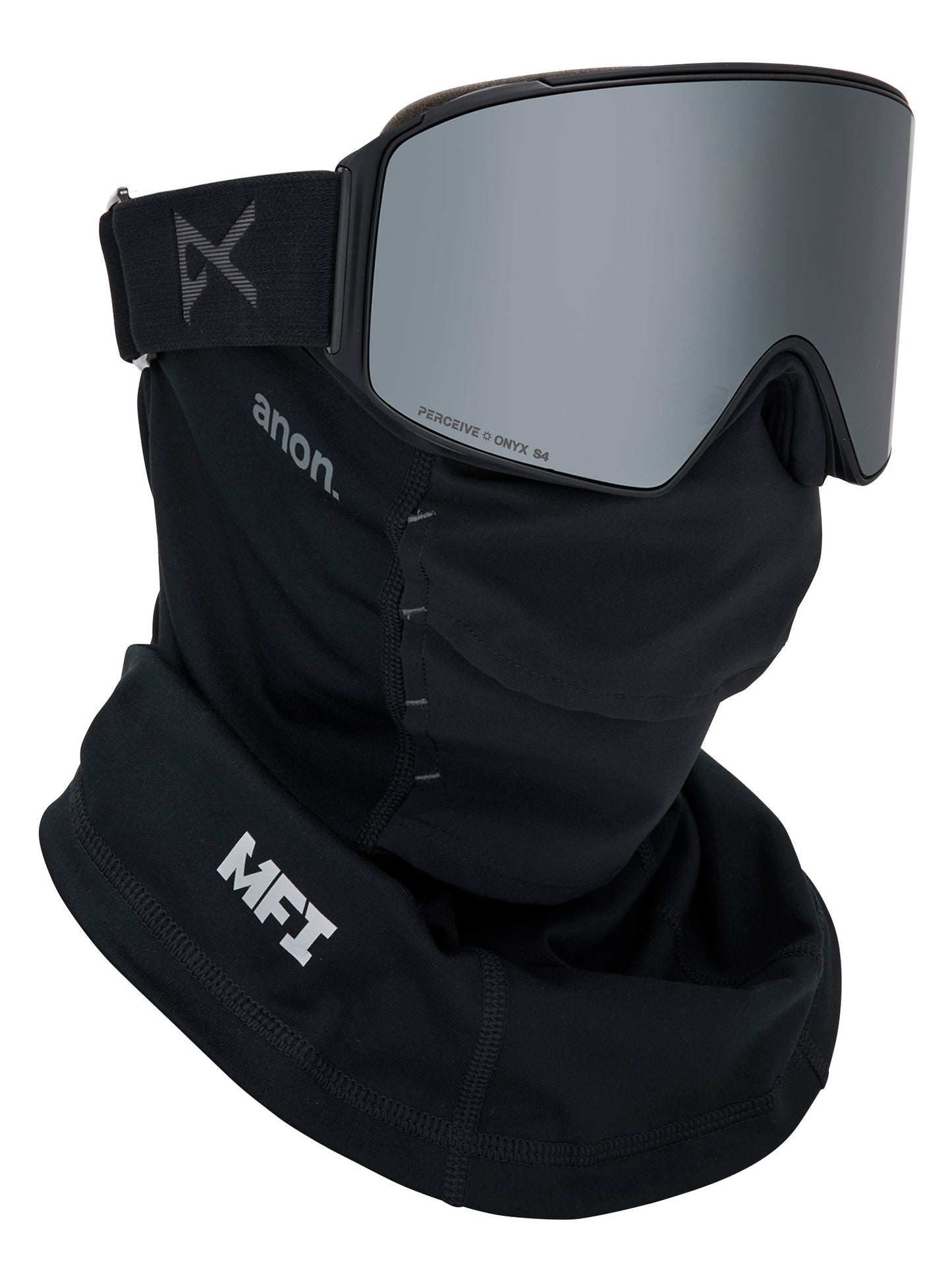M4 Goggles (Cylindrical) + Bonus Lens + MFI® Face Mask Smoke/Perceive Sunny Onyx