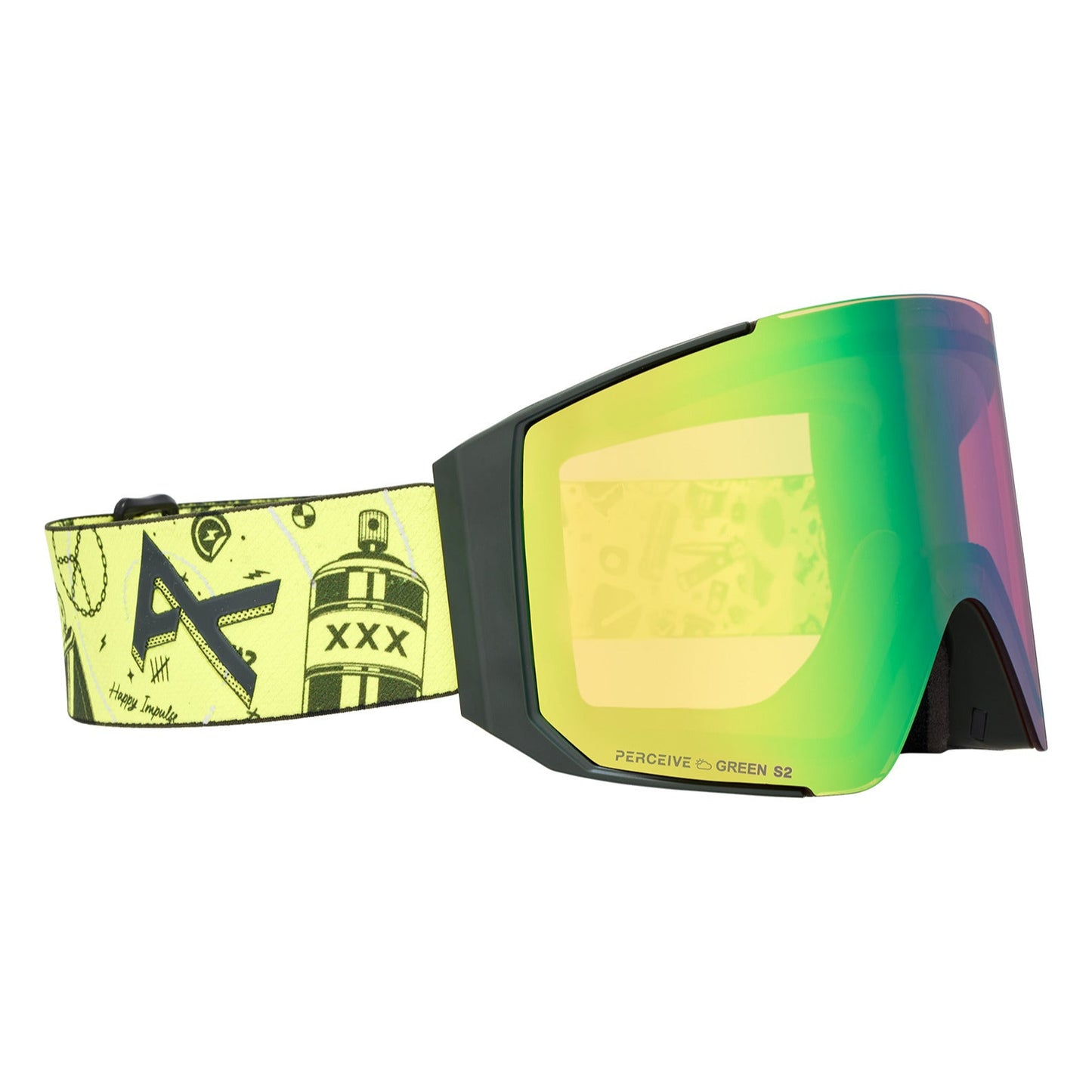 Sync Goggles + Bonus Lens + MFI® Face Mask Whirlwind/Perceive Variable Green