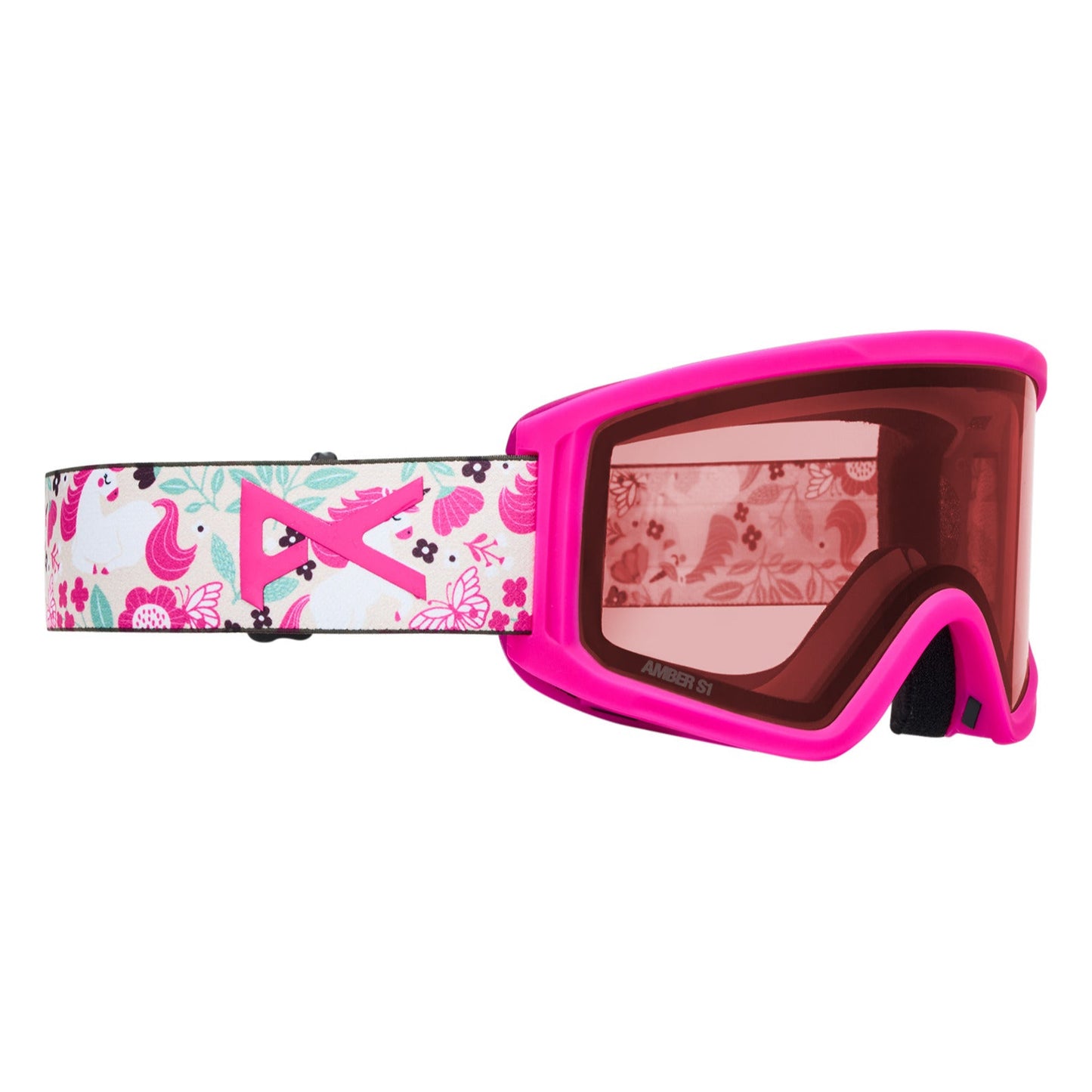 Tracker 2.0 Goggles + MFI® Face Mask Unicorns/Pink Amber