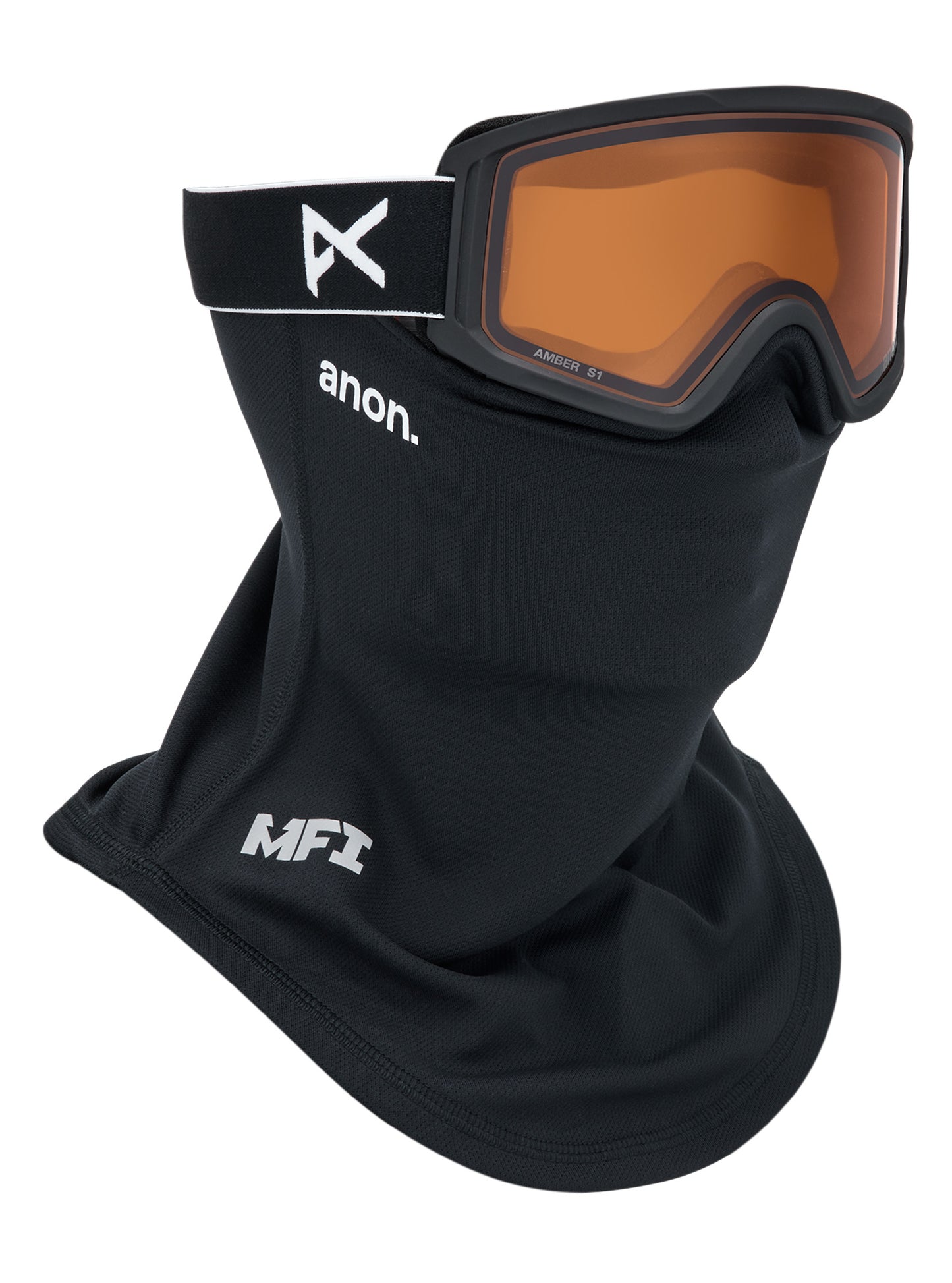 Tracker 2.0 Goggles + MFI® Face Mask Black/Amber