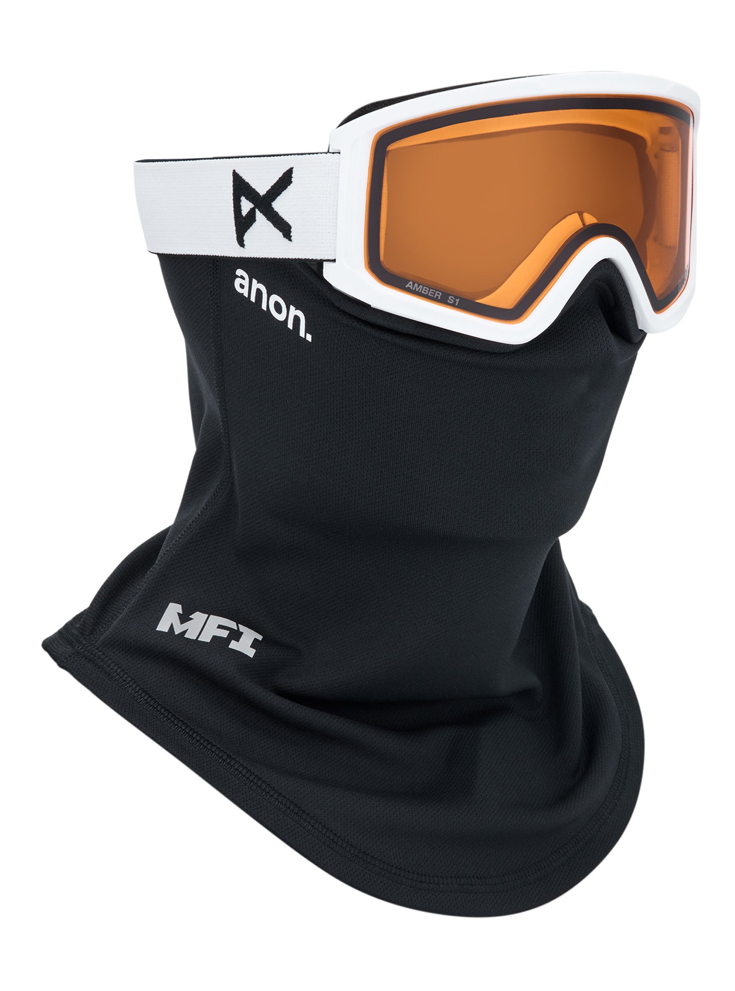 Tracker 2.0 Goggles + MFI® Face Mask White/Amber