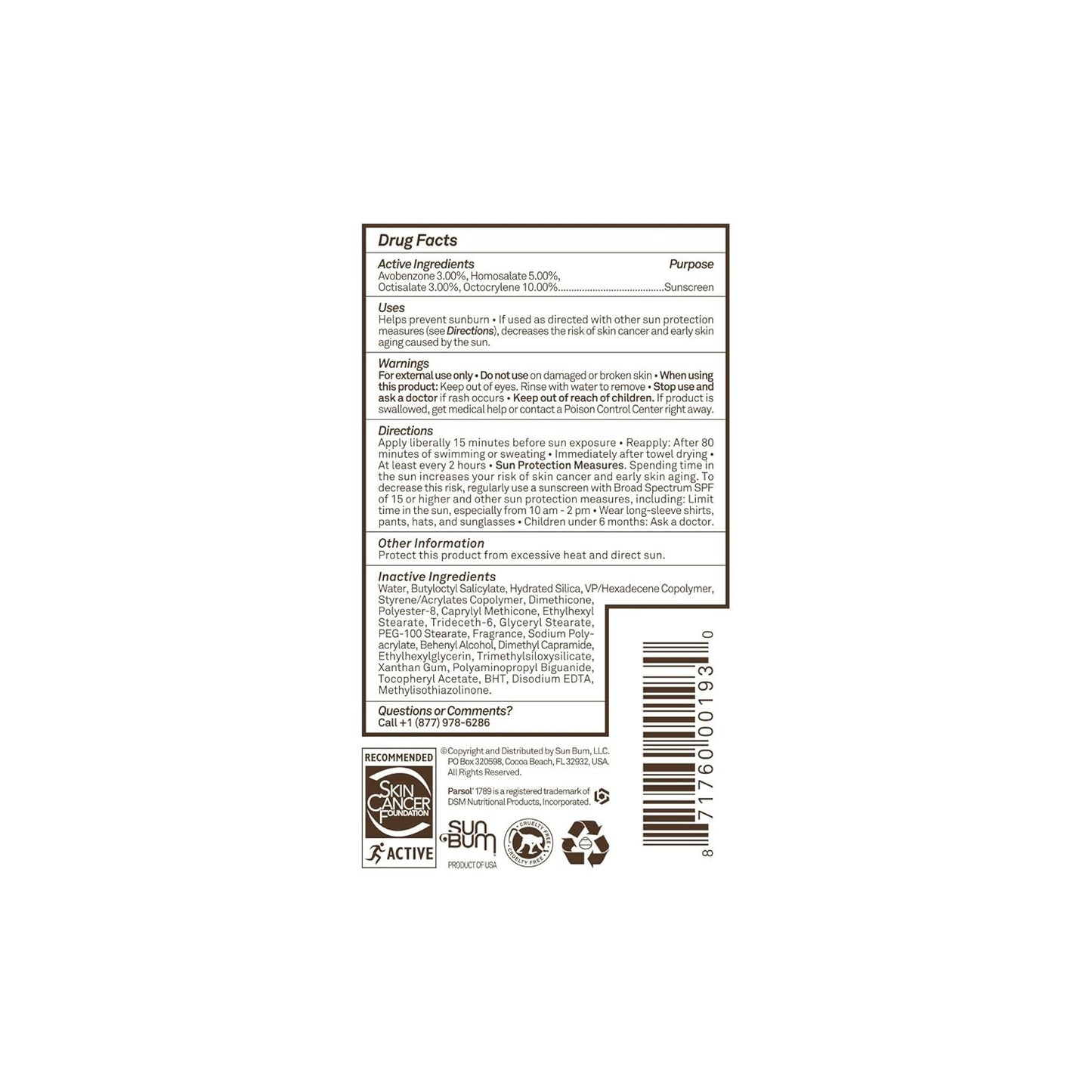 Sun Bum Original Moisturizing Sunscreen Lotion