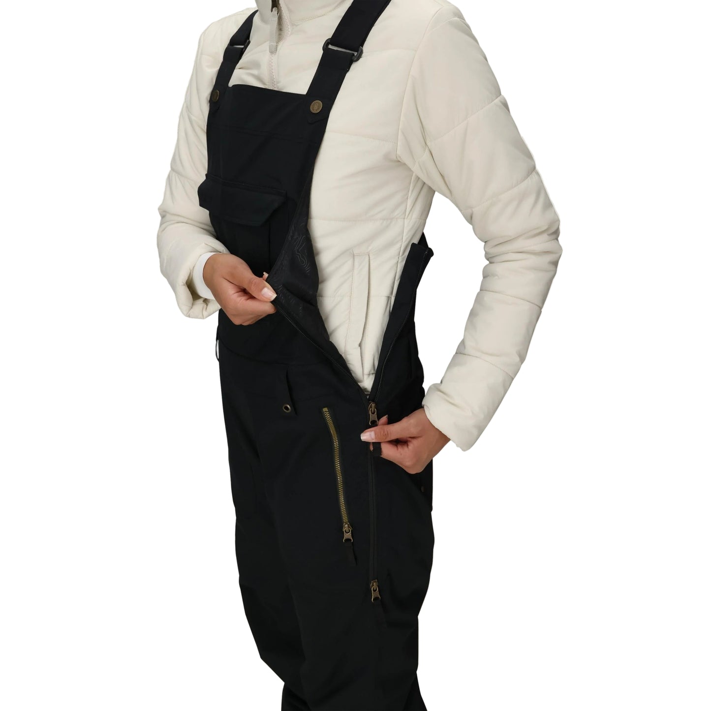 686 WOMENS BLACK MAGIC INSULATED BIB