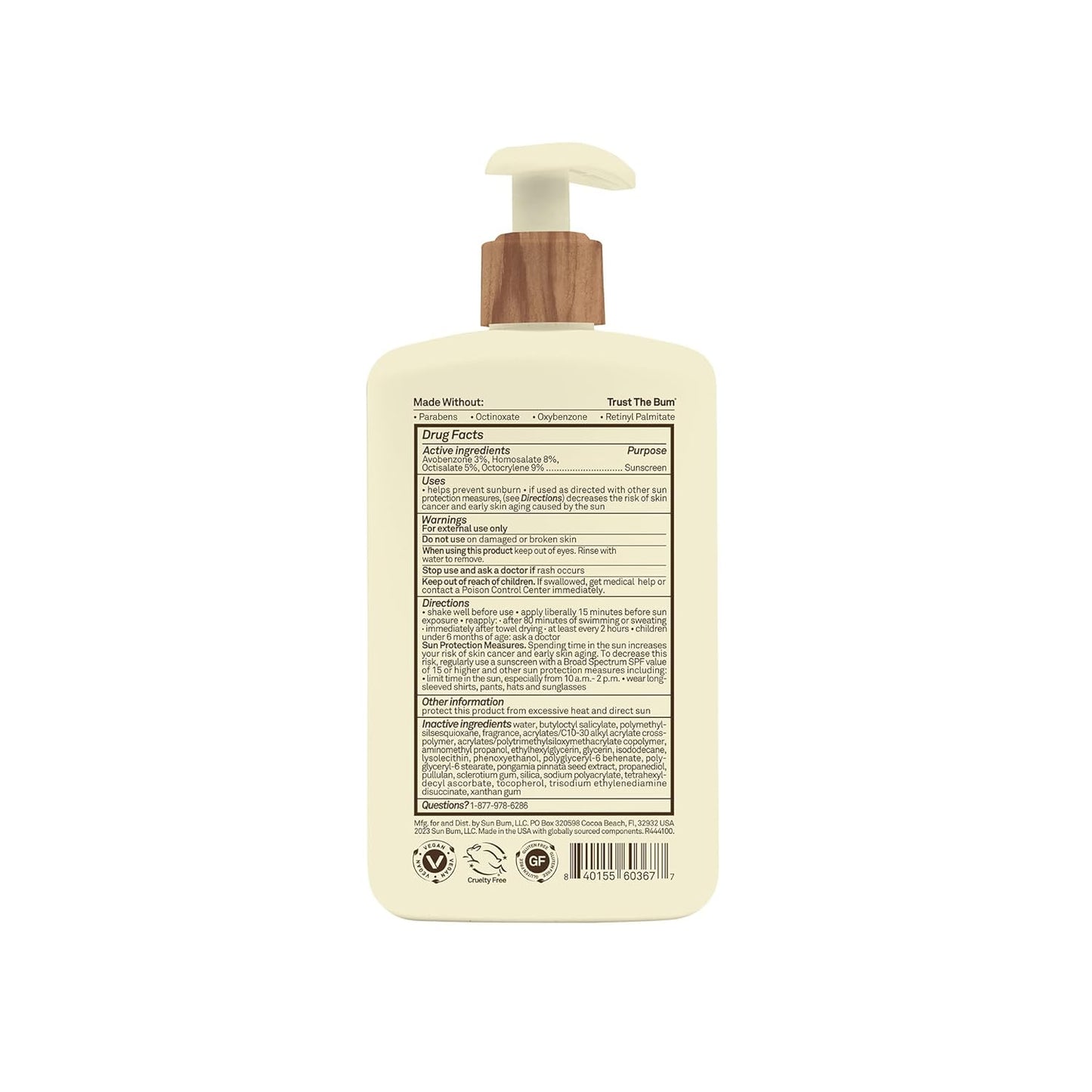Sun Bum Daily 50 Body Lotion