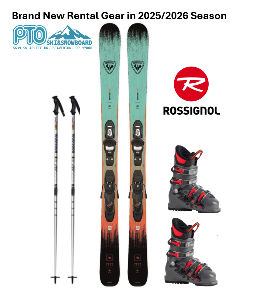 2025/2026 Seasonal Rental: Rossignol Sender + Ski Lesson Package