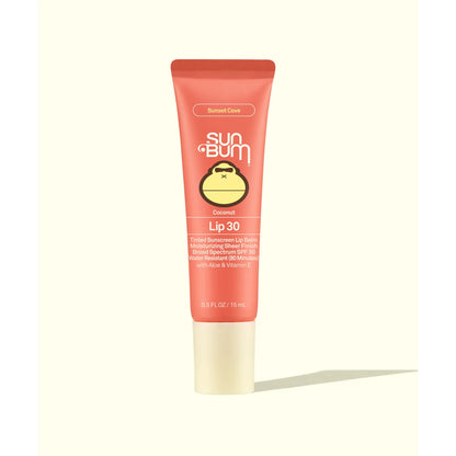 Sun Bum Tinted Lip 30 Sunset Cove - Moisturizing Sunscreen Lip Balm