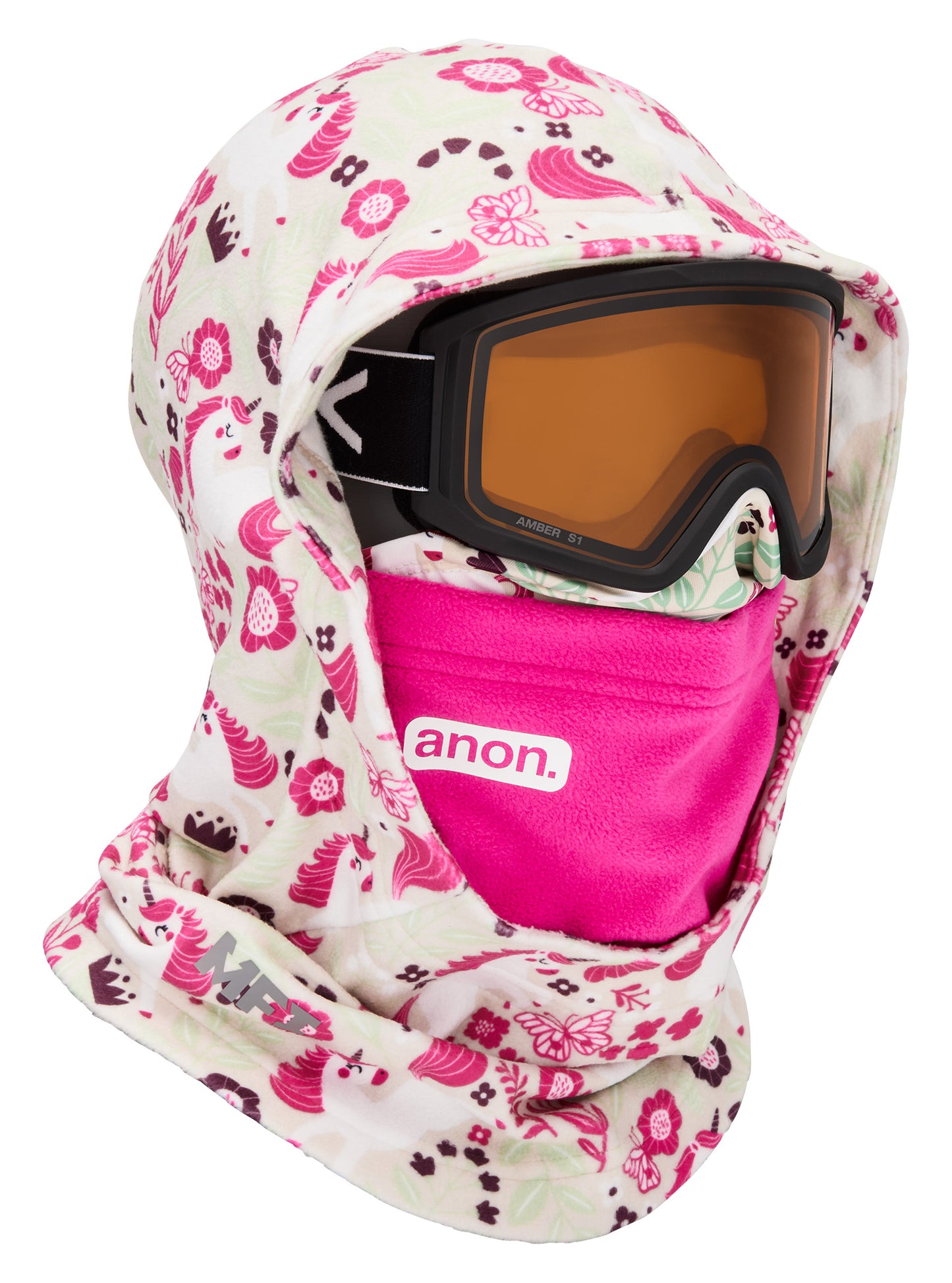 Kids' MFI® Hooded Balaclava Face Mask Unicorns