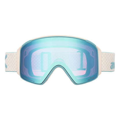 M4 Goggles (Cylindrical) + Bonus Lens + MFI® Face Mask Oat/Perceive Variable Blue