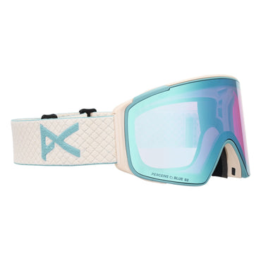 M4 Goggles (Cylindrical) + Bonus Lens + MFI® Face Mask Oat/Perceive Variable Blue