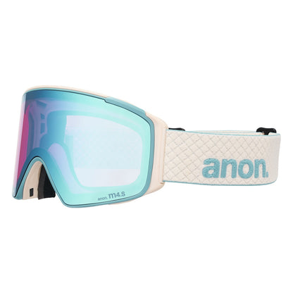 M4 Goggles (Cylindrical) + Bonus Lens + MFI® Face Mask Oat/Perceive Variable Blue