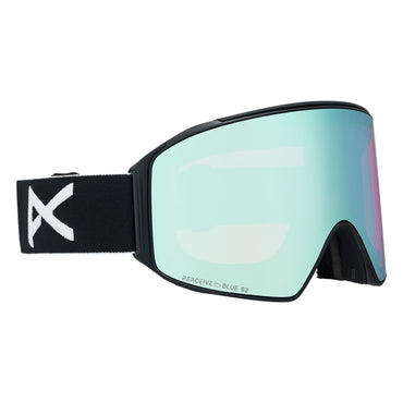 M4 Goggles (Cylindrical) + Bonus Lens + MFI® Face Mask Black/Perceive Variable Blue