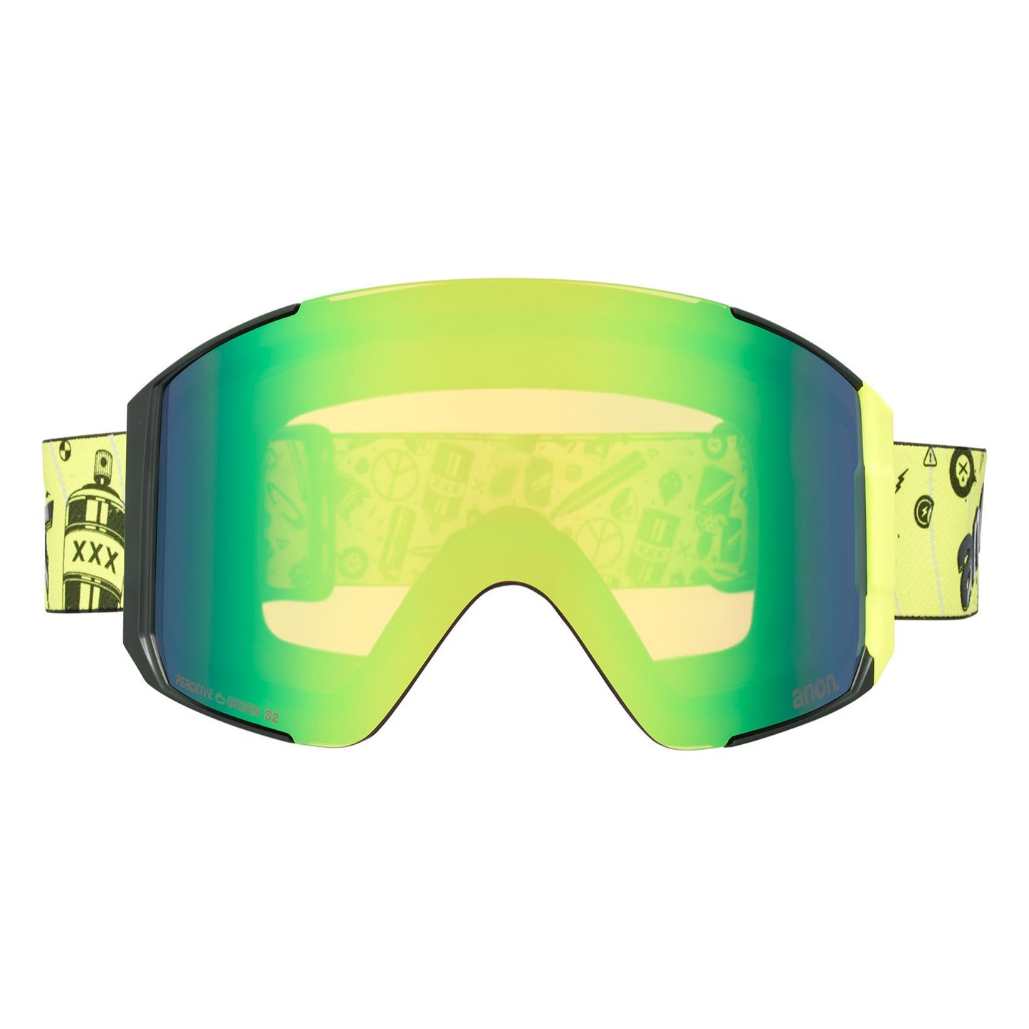 Sync Goggles + Bonus Lens + MFI® Face Mask Whirlwind/Perceive Variable Green