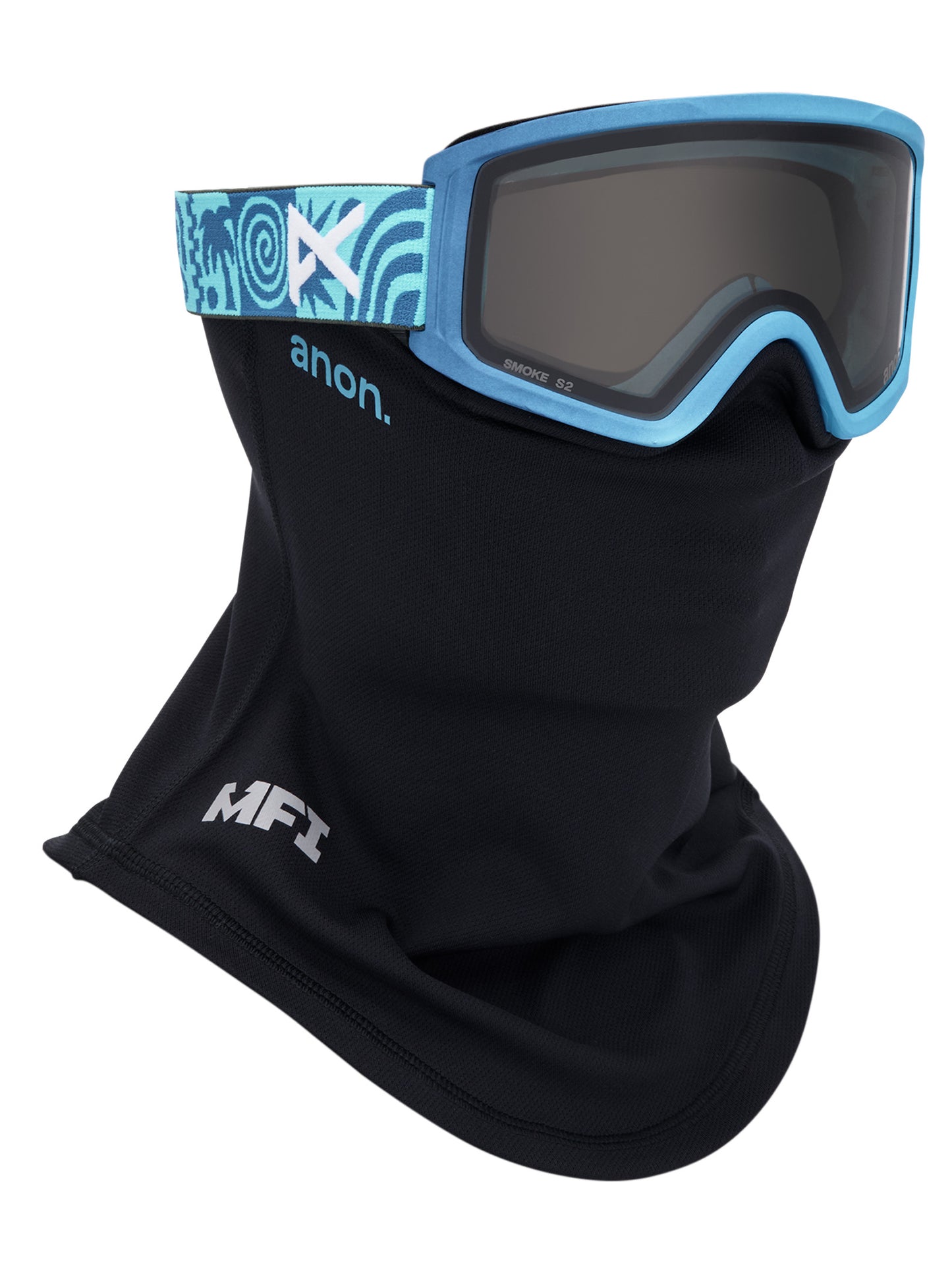 Tracker 2.0 Goggles + MFI® Face Mask Island Blues/Smoke