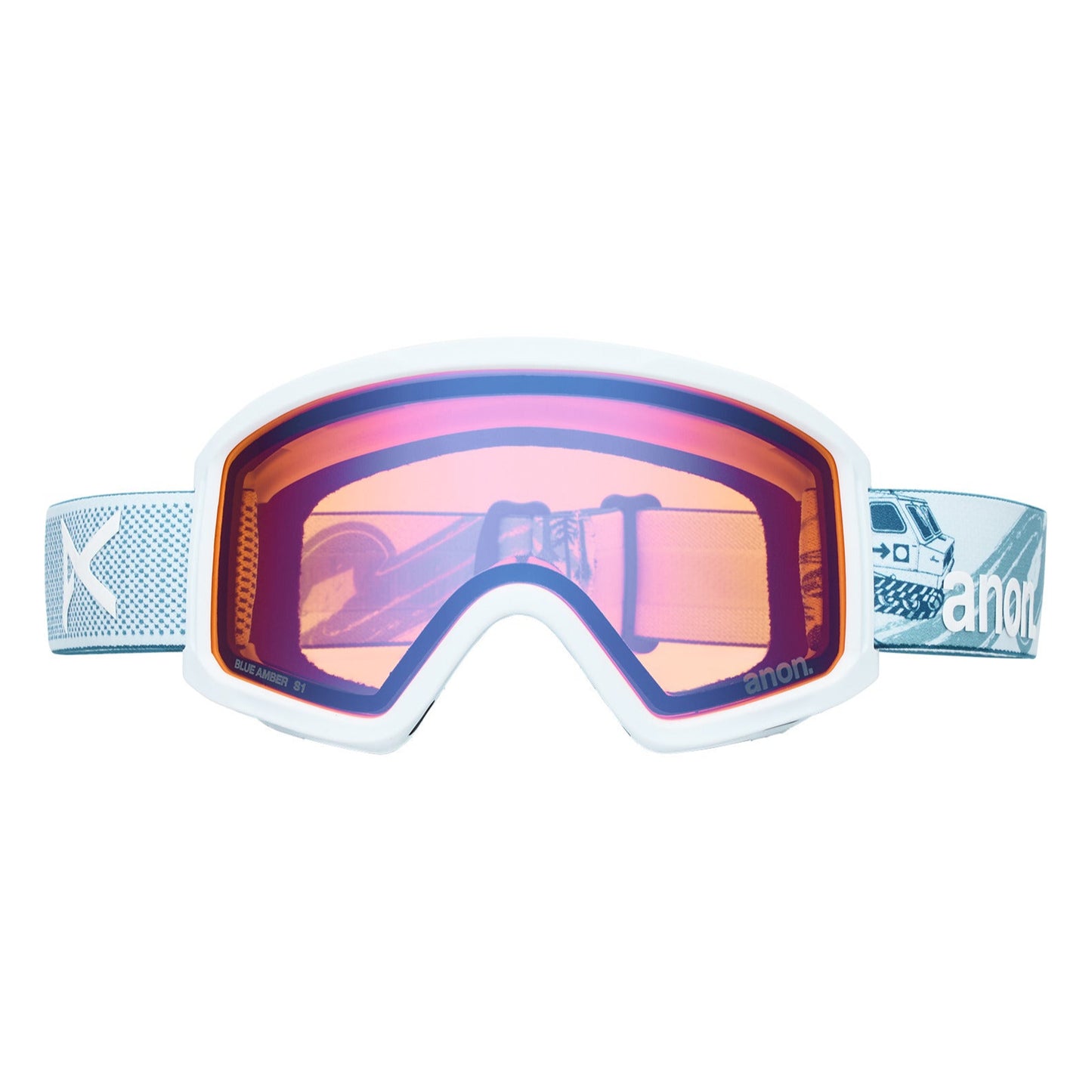 Tracker 2.0 Goggles + MFI® Face Mask Mountain Party/Blue Amber