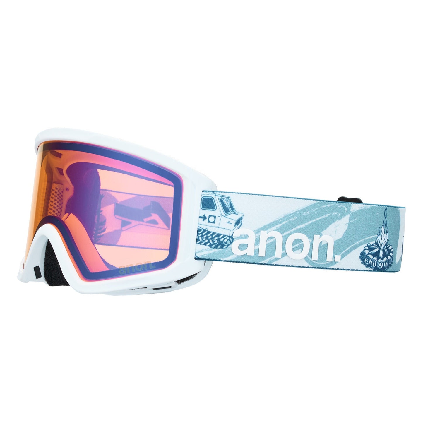 Tracker 2.0 Goggles + MFI® Face Mask Mountain Party/Blue Amber