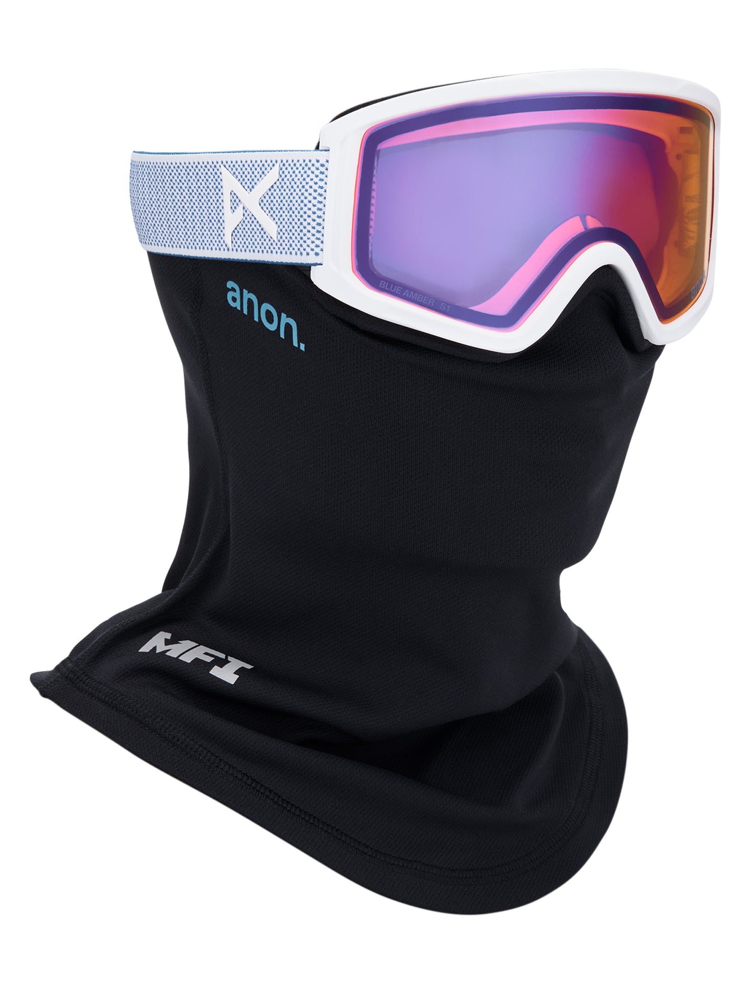 Tracker 2.0 Goggles + MFI® Face Mask Mountain Party/Blue Amber
