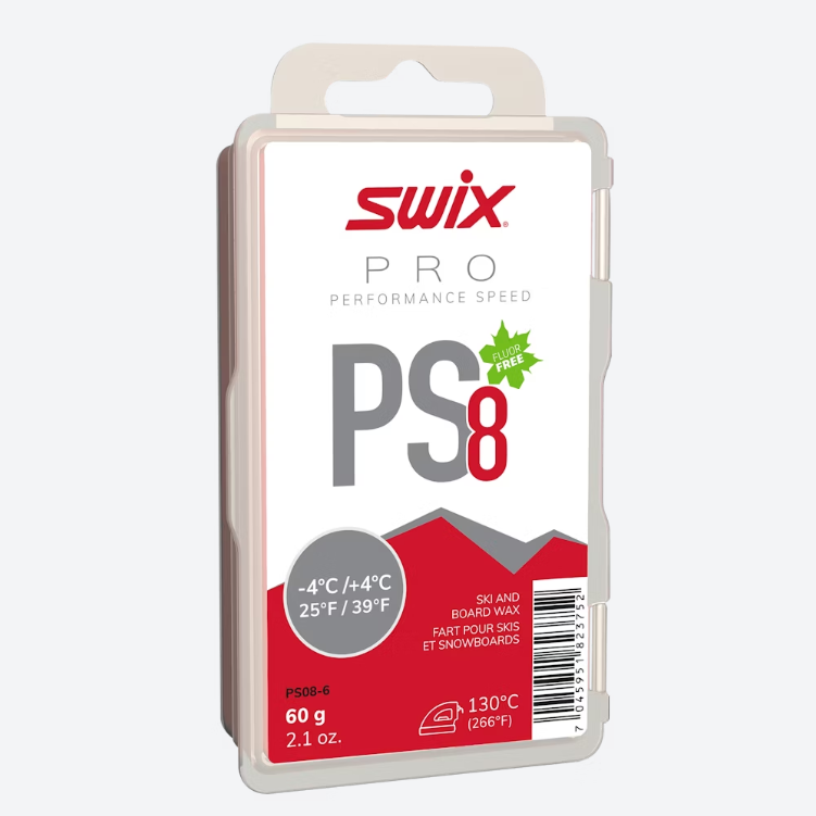 SWIX PS8 Red -4°C/+4°C